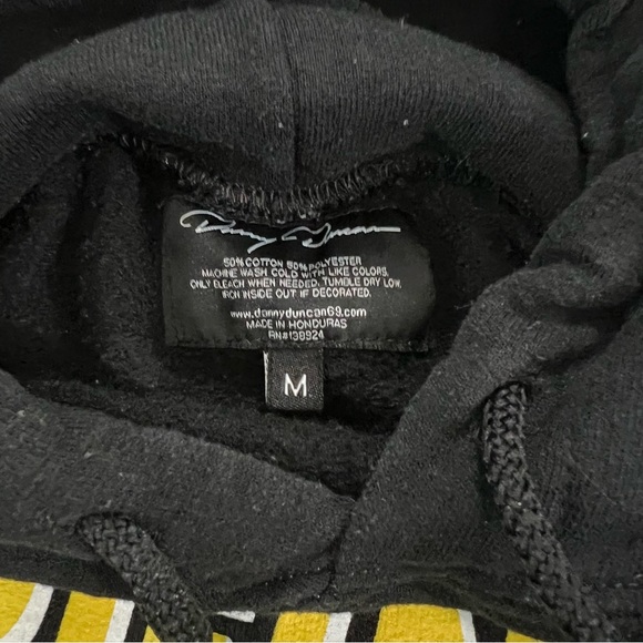 Danny Duncan Virginity Rocks Hoodie Sweatshirt Mens Medium Black And Yellow - Picture 5 of 15